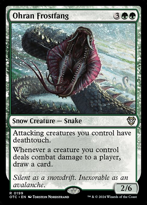 Ohran Frostfang – OTC – Near Mint – Foil