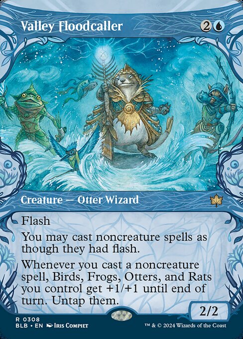Valley Floodcaller (Showcase) – BLB – Near Mint – Foil