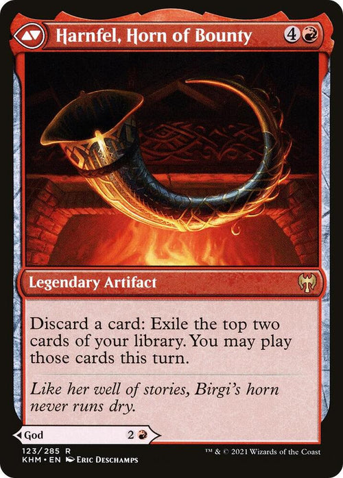 Birgi, God of Storytelling // Harnfel, Horn of Bounty – KHM – Near Mint