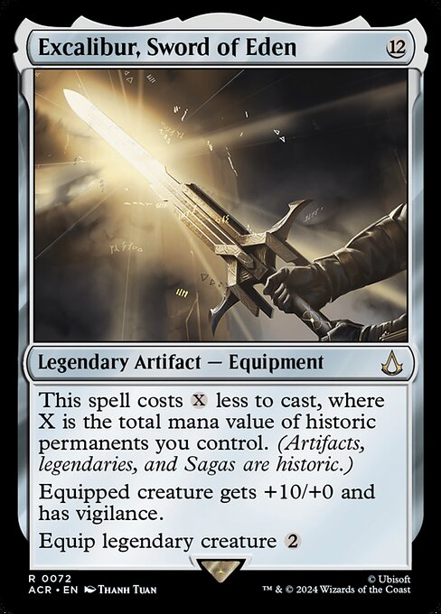 Excalibur, Sword of Eden – ACR – Near Mint