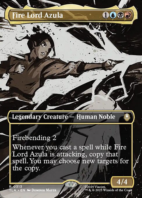 Fire Lord Azula (Borderless)  – TLA – Near Mint