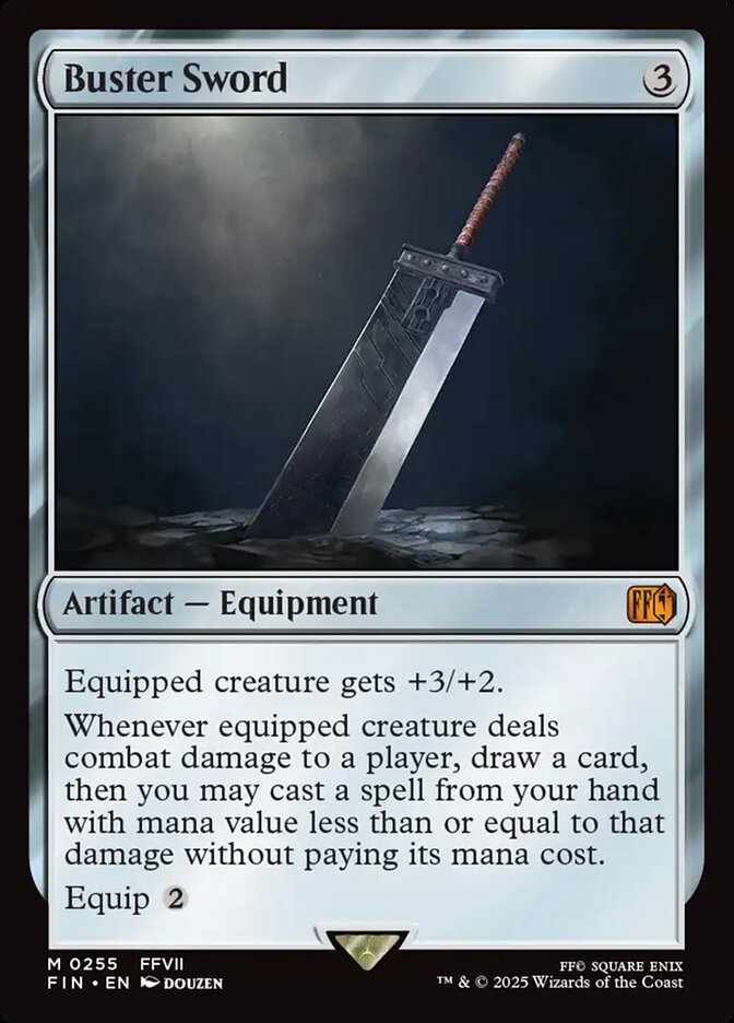 Buster Sword — FIN — Near Mint