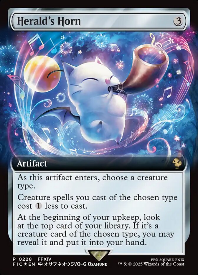 Herald's Horn (Extended Art Foil)  — FIC — Near Mint