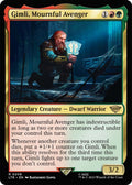 Gimli, Mournful Avenger