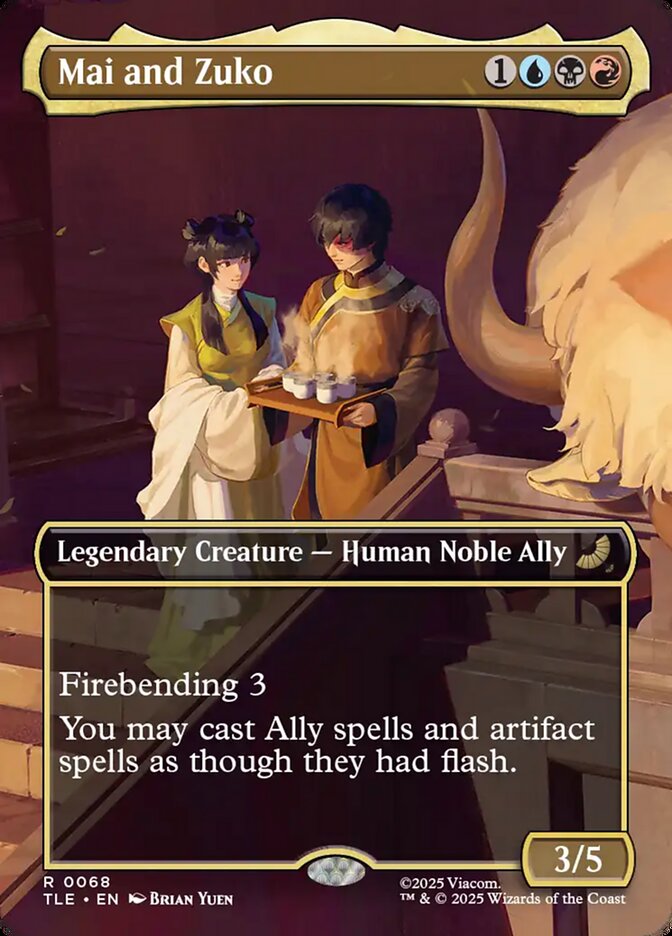 Mai and Zuko (Borderless) — TLE — Near Mint