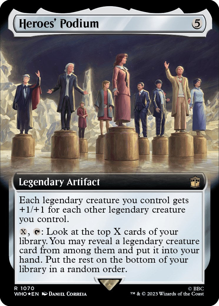 Heroes' Podium (Extended Art) (Surge Foil)