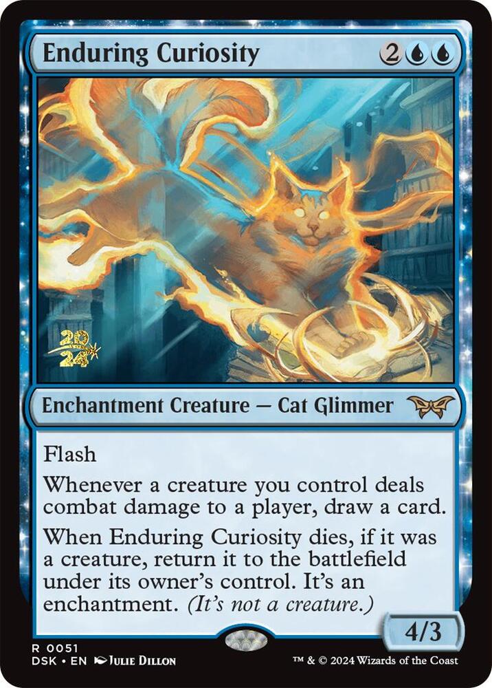 Enduring Curiosity (Pre Release Stamped) – DSK – Near Mint – Foil