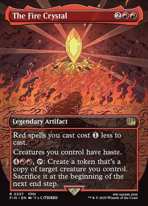 The Fire Crystal (Borderless) – FIN – Near Mint