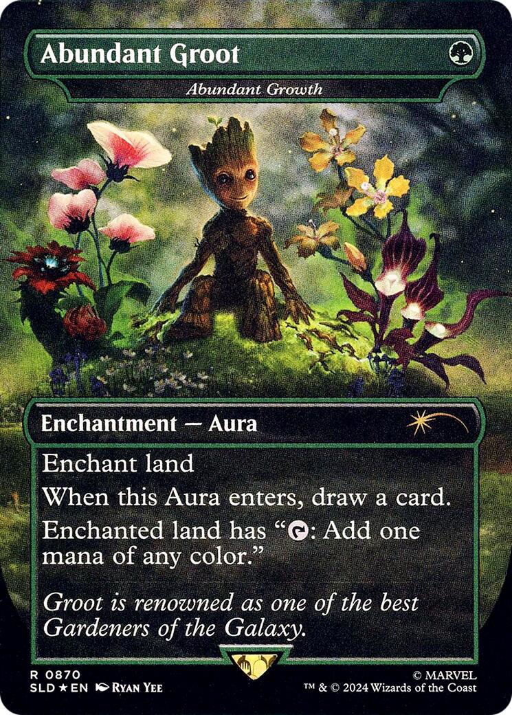 Abundant Groot - Abundant Growth (Rainbow Foil)