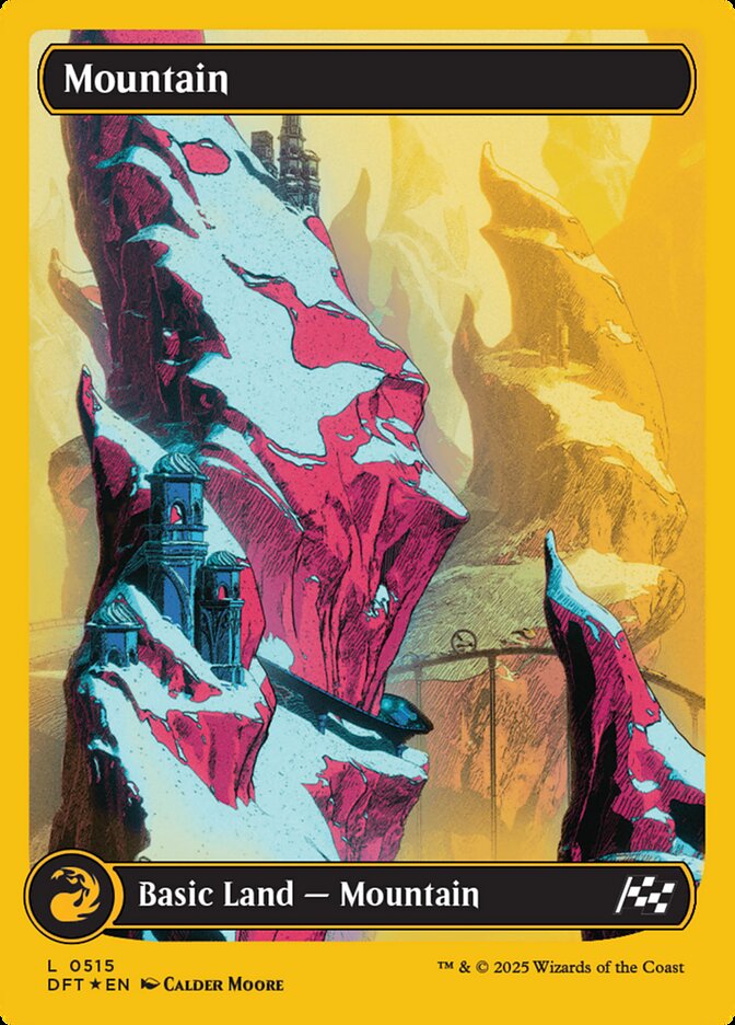 Mountain (First Place Foil)  — DFT — Near Mint