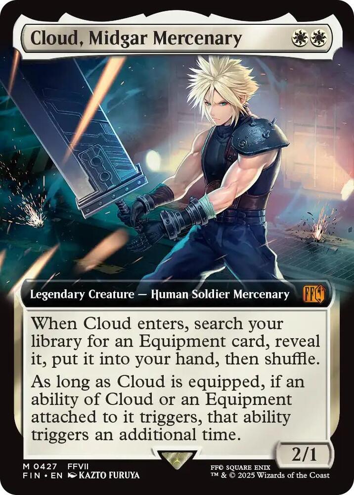 Cloud, Midgar Mercenary (Extended Art) – FIN – Near Mint