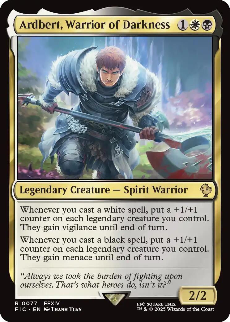 Ardbert, Warrior of Darkness