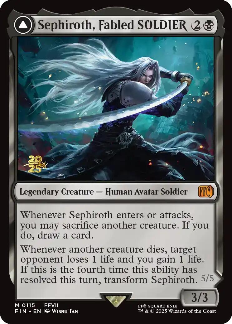 Sephiroth, Fabled SOLDIER