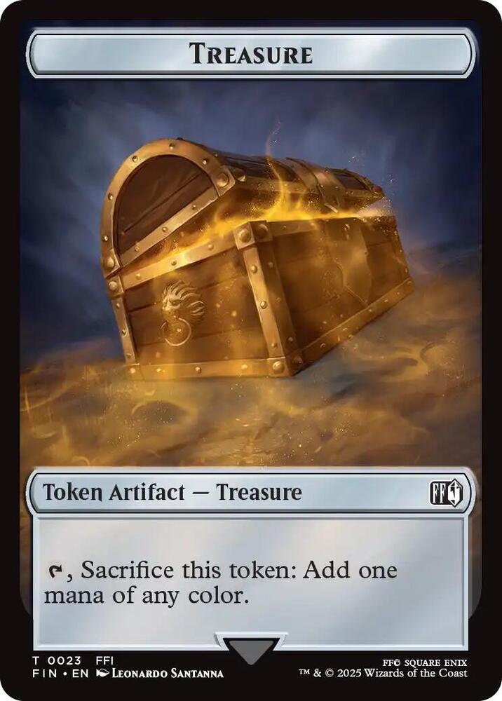 Hero (0009) // Treasure (0023) Double-Sided Token (Back)