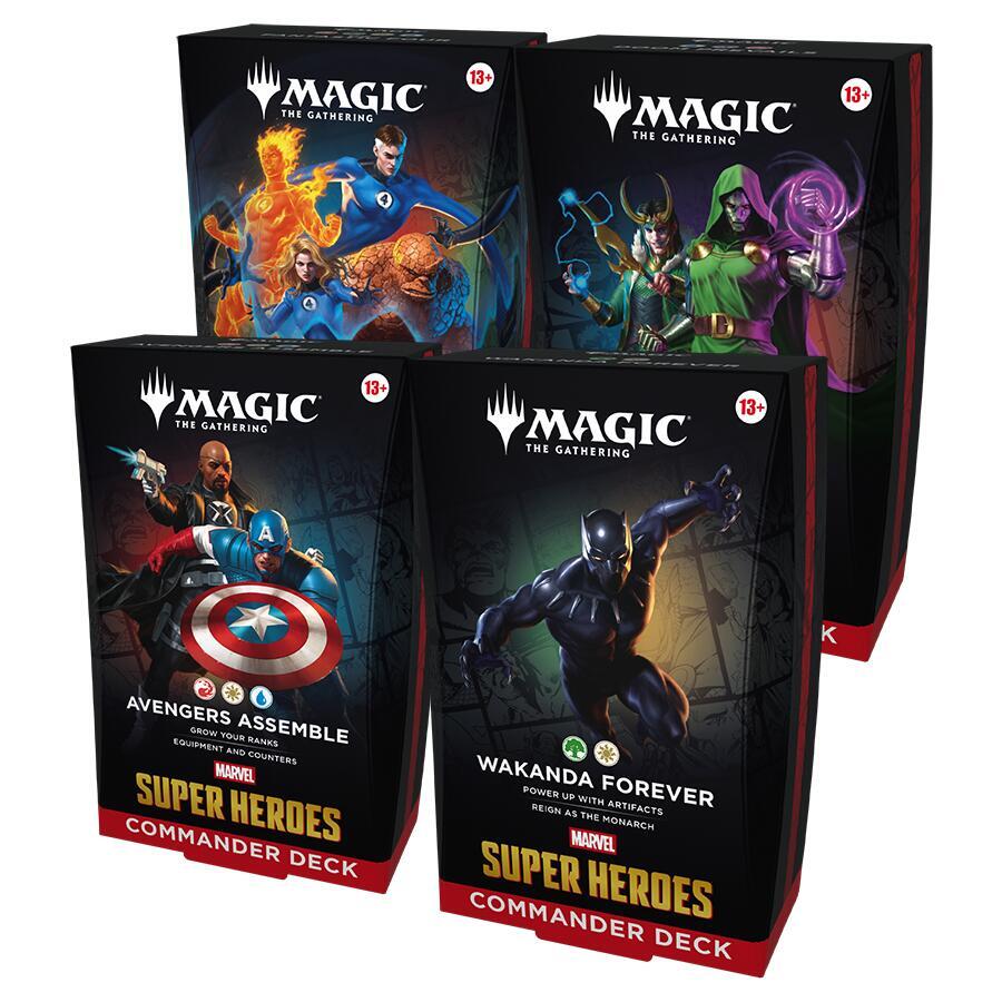 MTG Commander decks: Marvel Super Heroes (set of 4)