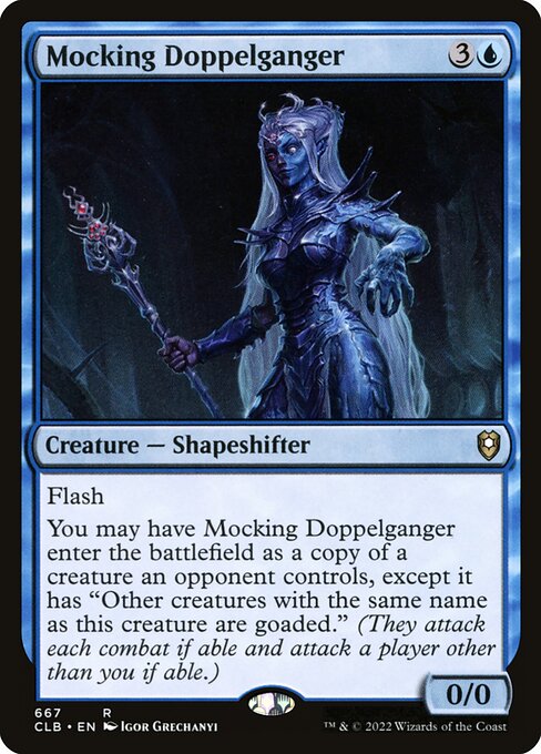 Mocking Doppelganger (Extended Art) – CLB – Near Mint