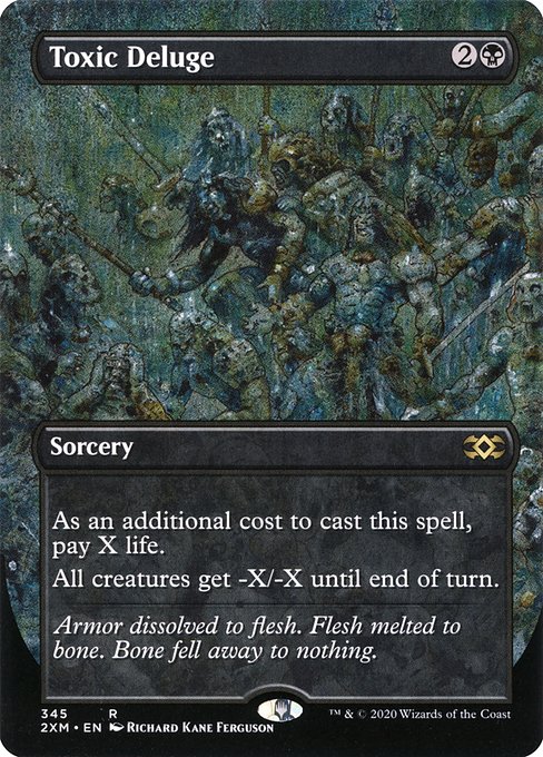 Toxic Deluge (Borderless) – 2XM – Near Mint – Foil