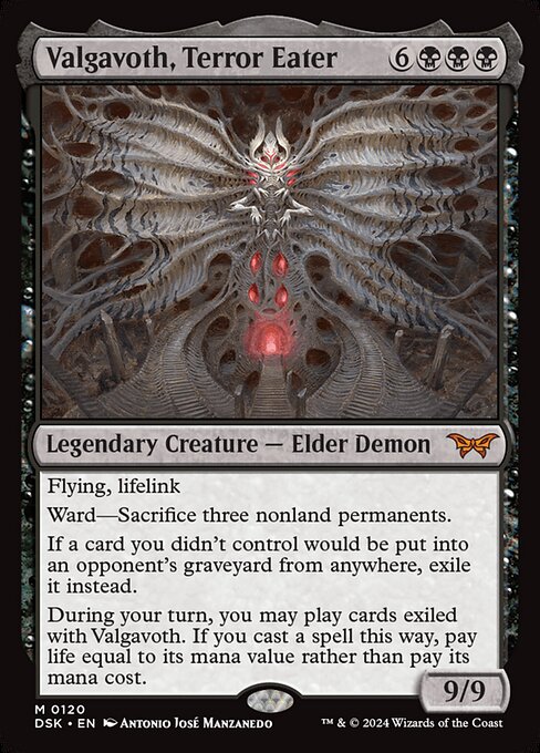 Valgavoth, Terror Eater – DSK – Near Mint – Foil