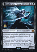 Sephiroth, Fabled SOLDIER // Sephiroth, One-Winged Angel – (Pre Release Stamped) FIN – Near Mint – Foil