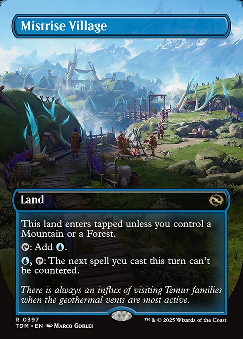 Mistrise Village (Borderless) – TDM – Near Mint