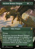 Ancient Bronze Dragon (Borderless) Foil — CLB — Near Mint