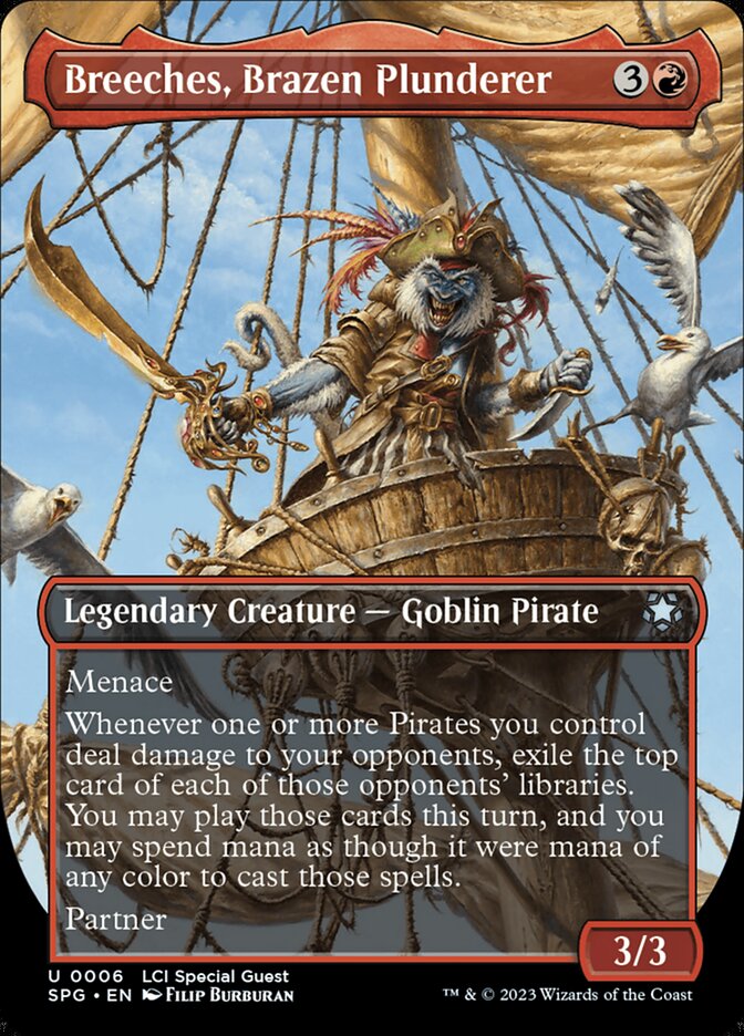 Breeches, Brazen Plunderer (Borderless) — SPG — Near Mint