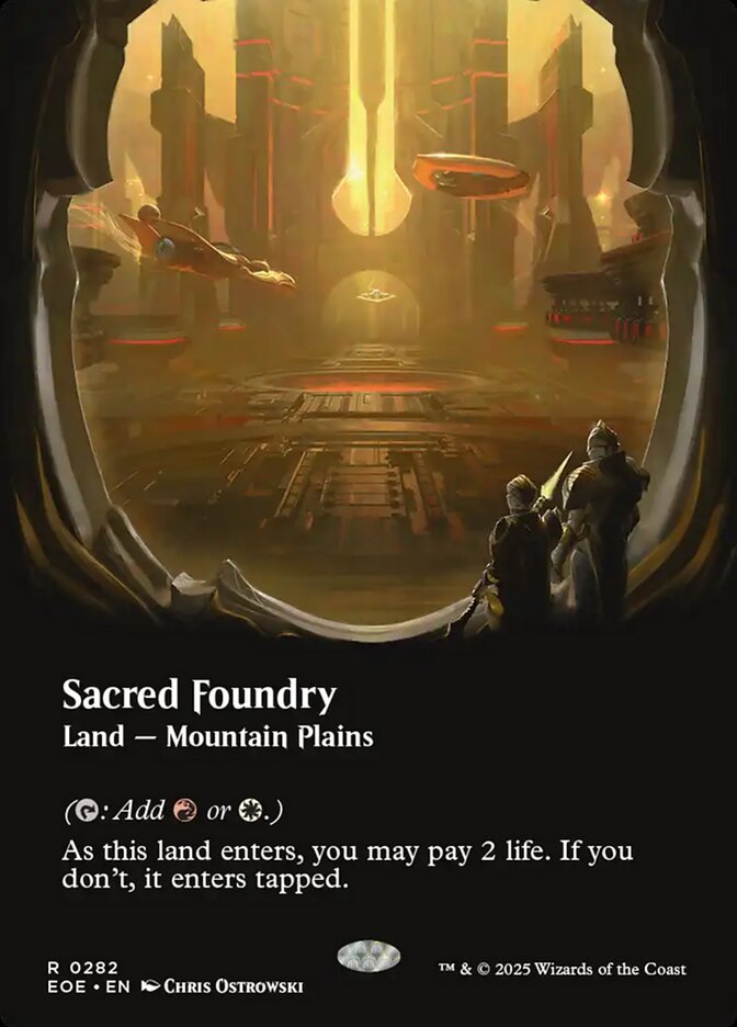 Sacred Foundry (Borderless)  — EOE — Near Mint