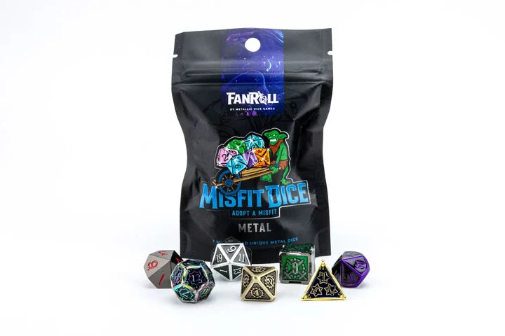 7 pc: 16 mm: Metal: Mystery Misfit Set