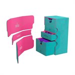 Deck Box: Gamegenic Stronghold XL 200+ Convertible (Teal / Pink)