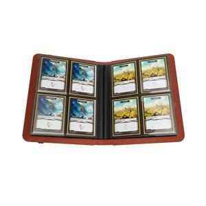 Gamegenic Prime Album: 8-Pocket: (Red)
