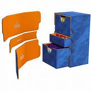 Deck Box: GameGenic Stronghold XL 200+ Convertible (Blue/Orange)
