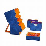 Deck Box: GameGenic Stronghold XL 200+ Convertible (Blue/Orange)