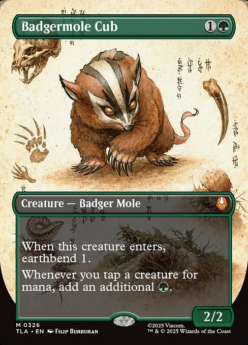 Badgermole Cub (Borderless) – TLA – Near Mint – Foil