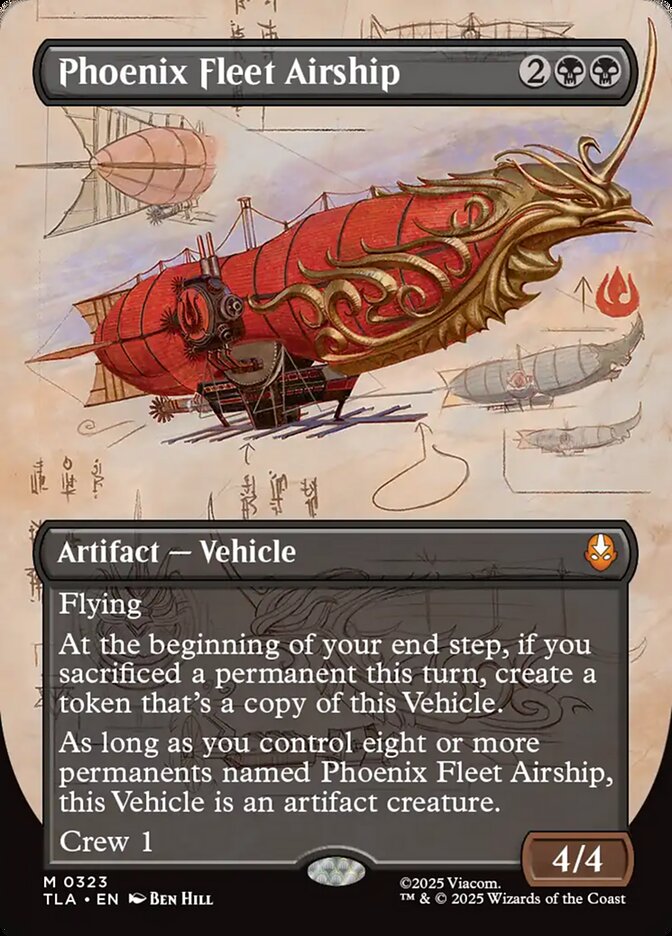 Phoenix Fleet Airship (Borderless) — TLA — Near Mint