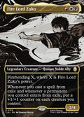 Fire Lord Zuko (Borderless)  – TLA – Near Mint – Foil