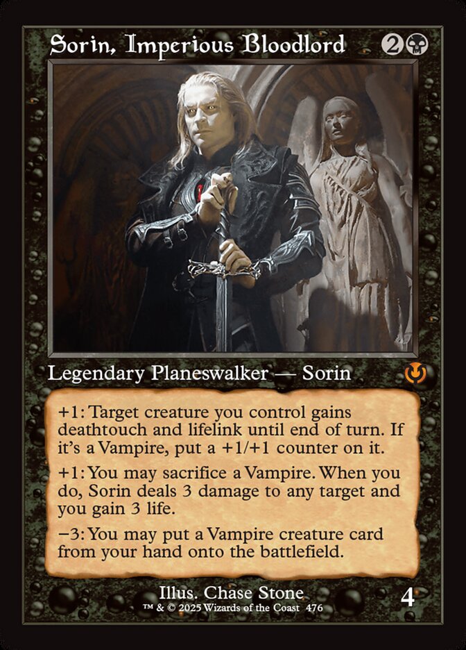 Sorin, Imperious Bloodlord (Retro Frame) — INR — Near Mint