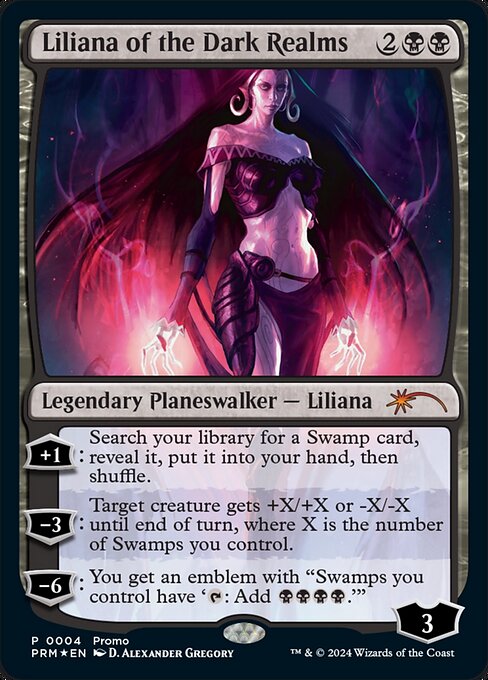 Liliana of the Dark Realms – Promo – Near Mint – Foil