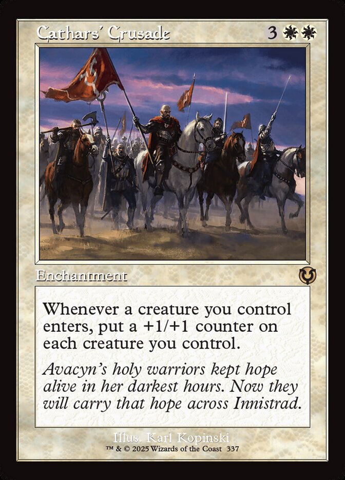 Cathars' Crusade (Retro Frame) — INR — Near Mint
