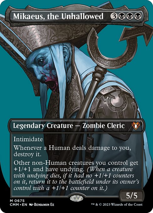 Mikaeus, the Unhallowed (Borderless) – CMM – Near Mint – Foil