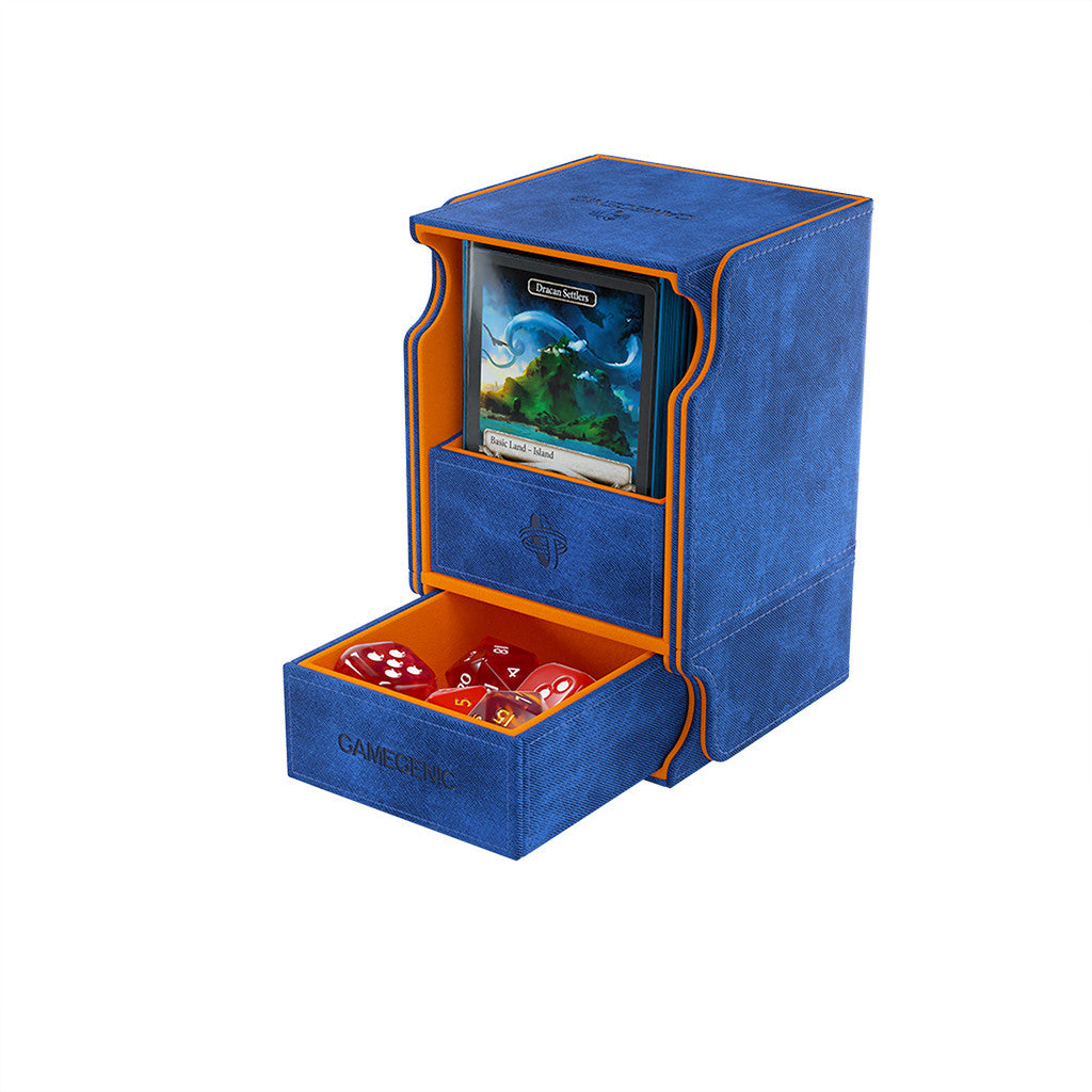 Deck Box: GameGenic Watchtower XL 100+ (Blue/Orange)