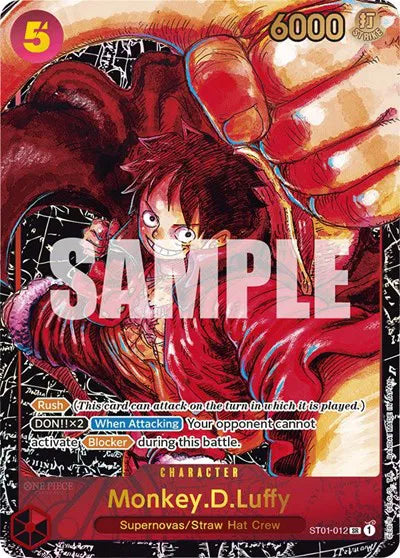 Monkey.D.Luffy (012) (Alternate Art) – Awakening of the New Era – Near Mint – Foil