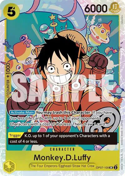 Monkey.D.Luffy (109) – 500 Years in the Future – Near Mint – Foil