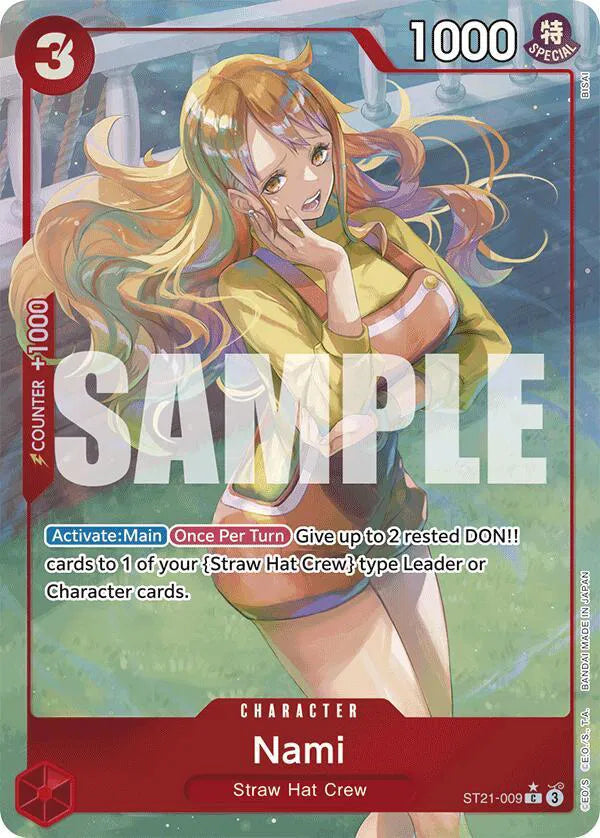 Nami (Parallel) – Starter Deck EX: Gear 5 – Near Mint – Foil