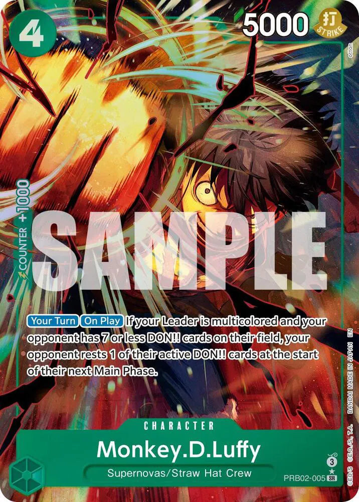 Monkey.D.Luffy (Alternate Art) – Premium Booster -The Best- Vol. 2 – Near Mint – Foil